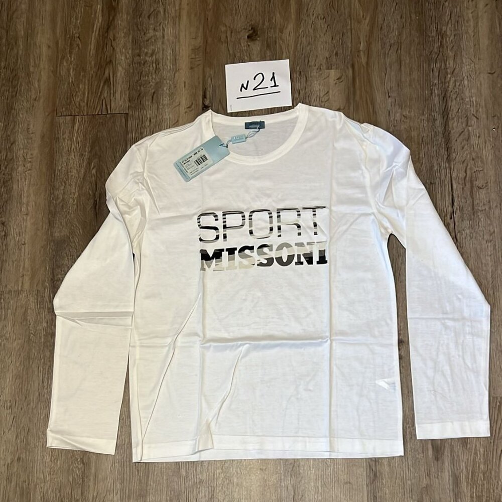 MISSONI Shirt men's size 50 Italy, Large Us made in Italy ( number 21)